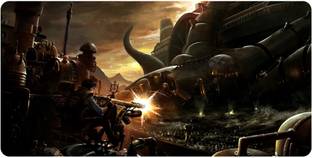 NOCKOUT Designer Large Mouse Pad for Laptop/Computer/Mouse/Keyboard (Size: 60 X 30 Cm)(LMP_4048K)Mousepad Non Slip Base Mousepad