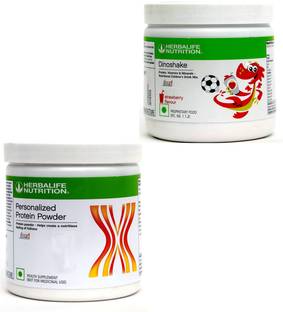 HERBALIFE Dinoshake nutritional children’s drink mix - Strawberry With Protein Powder 200 g Plant-Based Protein