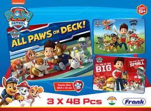 Frank Paw Patrol - 3 x 48 Puzzle