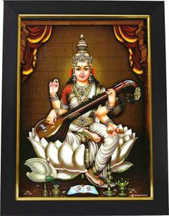 101Temples Godess Saraswathi Devi Photo frame Religious Frame