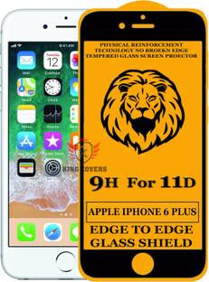 KING COVERS Tempered Glass Guard for Edge To Edge Tempered Glass for iPhone 6 Plus