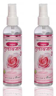 GANPATI HERBAL Rose Water Spray Set of 2 Men & Women