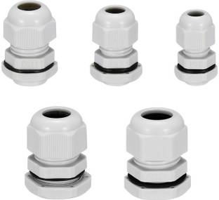 RPI SHOP 50 Pcs Of PG Gland, Plastic Nylon Adjustable Wire Gland, 5 Different Size of Gland(PG-7, PG-9, PG-11, PG-13.5, PG-16) Each 10 Pcs Cable Gland Wire Connector