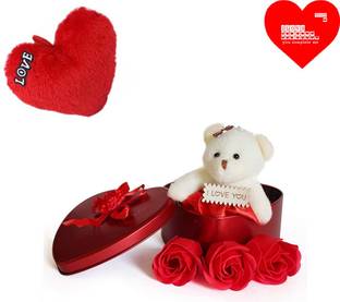 Saikara Collection Cushion, Greeting Card, Soft Toy Gift Set