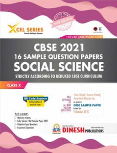 XCEL Series 16 Sample Question Papers SOCIAL SCIENCE Class 10 (for CBSE 2021) by DINESH Publications