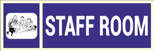 CREATIVE ADVERTISERS Staff Room Emergency Sign