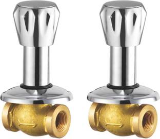 DRIZZLE Concealed Stop Cock Conty 20 mm. Brass - Set of 2 Faucet Set