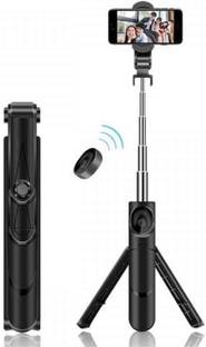 HIFY High Quality Selfie stick | Tablet Tripod | 3in1 Selfie Stick multi-function Wireless Bluetooth | Tripod | XT-02, XT-09 Selfie Stick with Remote & Coller Mic Shutter 360 Rotate Extendable Handheld Foldable Mini Tripod Stand Foldable | Bluetooth shutter for Smartphones Professional Remote Control Selfie Stick Monopod 3 Axis Gimbal Tripod, Monopod