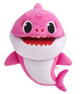 WowWee BabyShark Pinkfong Shark Family Plush Puppet - Mommy for Kids 3+ & Above
