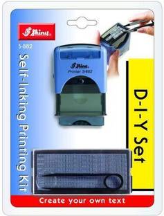 SHINY S-882 Self Inking Stamp Printing Kit DIY Set Self Inking