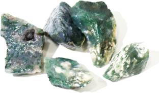 MARKA Moss Agate Rough Regular Asymmetrical Jasper Stone