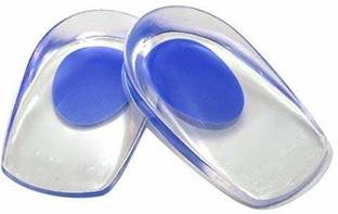 KAKLOTAR Gel Heel cups Silicon Heel Pad for Heel Ankle Pain, Heel Spur Shoe Support Pad for Men and Women Shock Cushion Pad for Heels (SHOE GEL PAD)