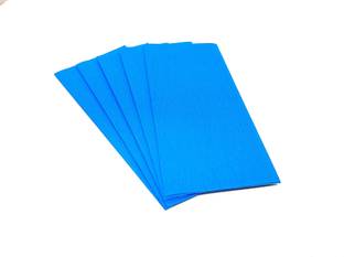 PRANSUNITA Flower Making Duplex Wrinkled Stretchable Crepe Paper for DIY Flower Making and Wrapping, Size: - 25 x 55 cm - Pack of 5 Sheets
