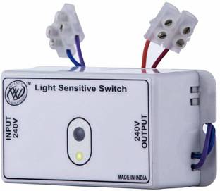 Walnut Innovations Combo of 2 Day Night Switch,Light Sensor Switch,Automatic Light Switch 5 A Motion Sensor Electrical Switch
