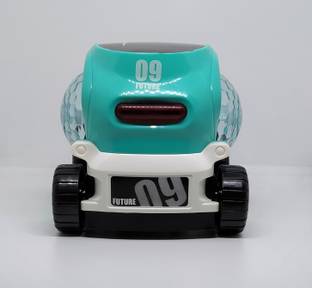 urmi TOP SELLING Musical/Dancing/3D Lighting Stunt 09 Future Car Rotate 360° With Multicolor led Flashing Light & Music