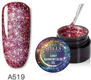 Shills Professional UV/LED Shiny Rainbow Color Gel 5Ml