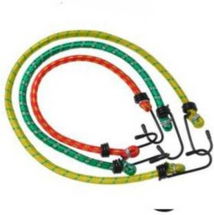 SBTs cycle bike rope with hook elastic rubber 1 mt Multicolor