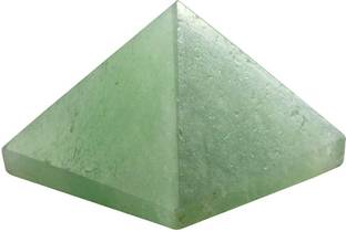 CRYSTU Green Jade Pyramid Natural Crystal Pyramid 30-35 mm Reiki Healing Stone Pyramid For Vastu Correction And Increase Energy Decorative Showpiece  -  3 cm