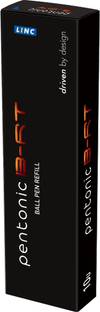 Pentonic B-RT 0.7 mm Retractable Ball Pen Blister | Black Matte Finish Body, Smart Grip Ball Pen