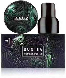sunisa WATERPROOF and SWEAT RESISTANT Mushroom Head Make up Air Cushion Moisturizing Foundation