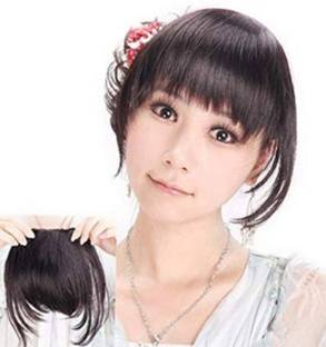 Rizi front bang like real front hair sadhna cut Hair Extension