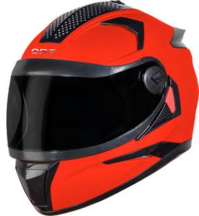 Steelbird 7Wings Robot Opt Glossy Fluo Finish ISI Certified Full Face Helmet Motorbike Helmet