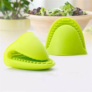 CP ENTERPRISES Light Green Silicon Kitchen Linen Set