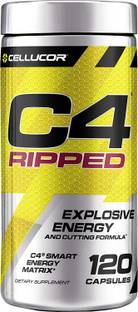 Cellucor C4 Ripped Pre Workout 120 Capsules EAA (Essential Amino Acids)