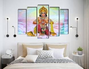 balkrishna wall stickers 68 cm god hanuman ji wall sticker 3d Self Adhesive Sticker