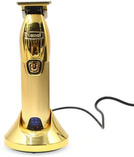 Kemei Luxury Large Capacity Electric Clipper 0.1mm T Blade Trimmer 180 min  Runtime 3 Length Settings