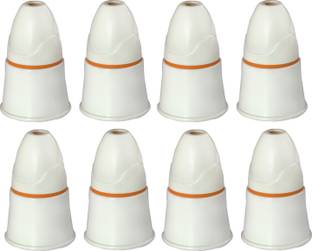 JELECTRICALS Pendent bulb holder pack of 8 Plastic Light Socket