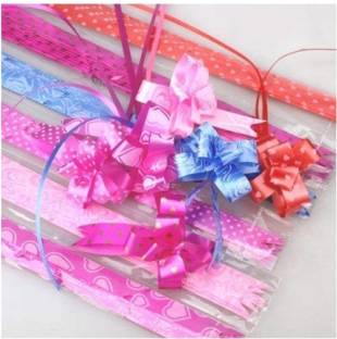 imtion 150 Pcs Gift Wrapping Flower ribbon decoration crafts pull flower ribbon for gift pakking and decoration