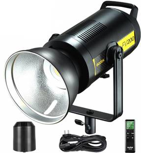 GODOX FV200 LED Flash Light 5600K±200K 1/8000s HSS 2.4G Wireless X System CRI 96+ TCLI 97+ Bowens Mount with Remote Control 74000 lx Camera LED Light