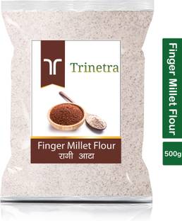Trinetra Best Quality Ragi Atta (Finger Millet Flour)-500gm (Pack Of 1)