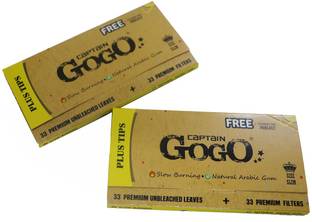 VYXOO Premium Arabic Slow Burning Paper with Crushing Tray Unruled King Size 13 gsm Paper Roll