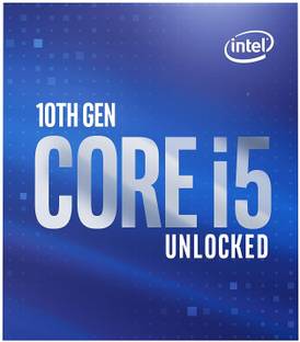 Intel Core i5-10600K 4.1 GHz Upto 4.8 GHz LGA 1200 Socket 6 Cores 12 Threads 12 MB Smart Cache Desktop Processor