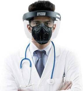Studds Face Shield STUDDS DR. SHIELD Unisex Helmet Visor Face Shield, Flip-Up Full Face Protector,Face Mask For Each and Everyone STUDDS DR. SHIELD Safety Visor