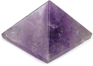CRYSTU Amethyst Pyramid Natural Crystal Pyramid 50-55 mm Reiki Healing Stone Pyramid For Vastu Correction And Increase Energy Decorative Showpiece  -  5 cm
