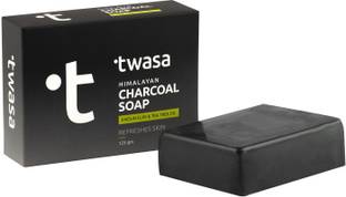 Twasa Himalayan Charcoal Soap Enriched With Kaolin Clay And Tea Tree Oil Refreshes Skin