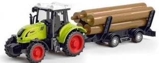 SR Toys Exclusive Collection of Construction Vehicles Farm Tractor Toy For Kids ( Farm trolley )