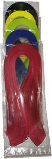 MOREL MULTICOLOR PAPER QUILLING STRIPS OF DIFFERENT COLORS FOR SCRAPBOOKING, HOBBY CRAFTS, PROJECT WORK, ART AND CRAFT, SCHOOL STUDENTS, (5MM, 500 STRIPS)