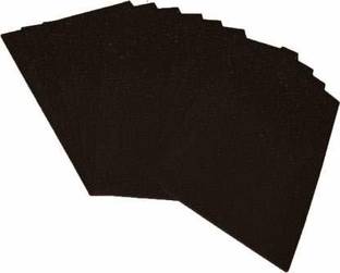 manrish Foam Sheets for Craft, School Projects, DIY Projects (Pack of 10,Black) unruled 2mm 100 gsm A4 paper