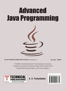 Advanced Java Programming for GTU 18 Course (VI- CSE/Prof. Elec.-III - 3160707)