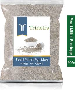 Trinetra Best Quality Bajra Daliya (Pearl Millet Porridge)-500gm (Pack Of 1) Pouch