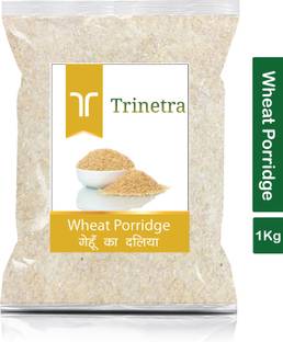 Trinetra Best Quality Gehun Daliya (Wheat Porridge)-1Kg (Pack Of 1) Pouch