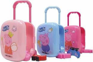 Giftshub Cute Cartoon shaped erasers in a Trolley bag box for Kids Non-Toxic Eraser
