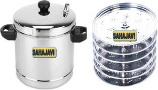 sahajavi Sahajavi Idiyappam cooker-6plates Induction & Standard Idli Maker