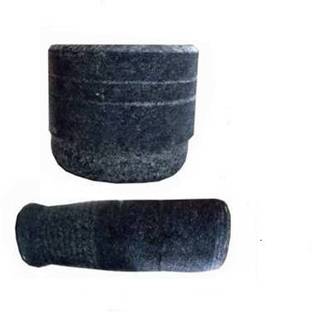 YC YUVI CREATIONS Tiny mortar pestle for children play / kolu free jar Stoneware Masher