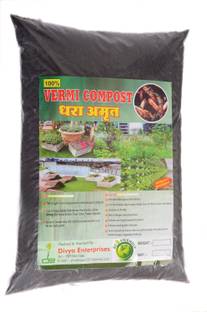 DHARA AMRIT Vermicompost,9 Kg Made from Cow Manure, 100% Organic & Natural Plant Nutrient For Home Gardens And Potting Mix Manure