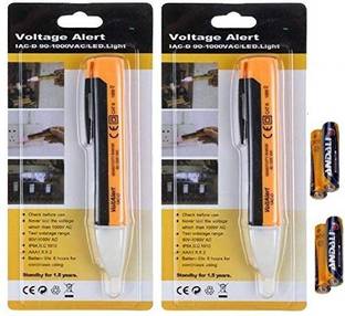 GoodsBazaar 2pc Combo Voltage Alert Pen 90~1000v Non-Contact Voltage Tester Continuity Tester Analog Multimeter